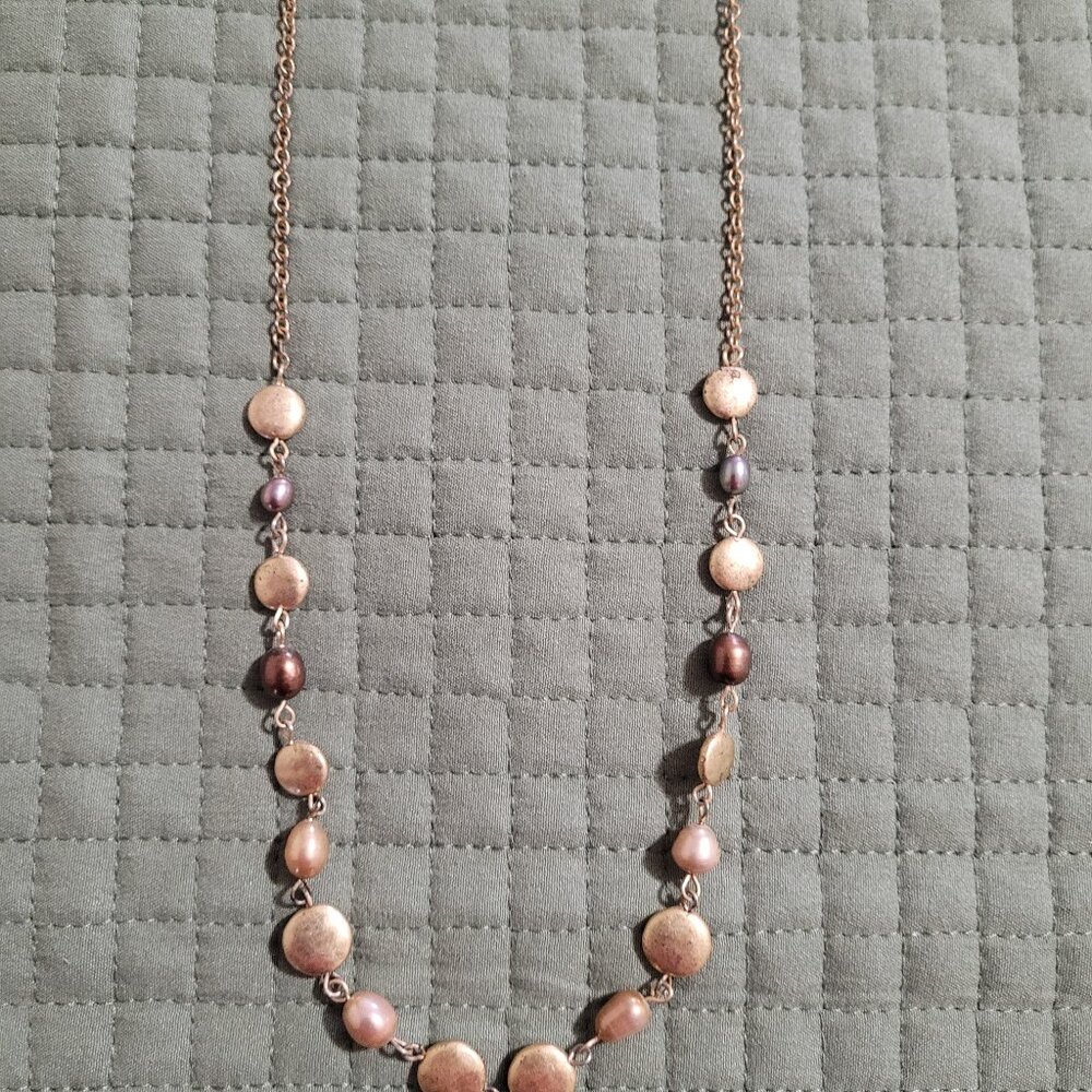 Lia Sophia Genuine Freshwater Pearl Necklace